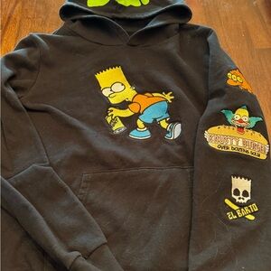 Bart Simpson size 18 Hoodie unisex